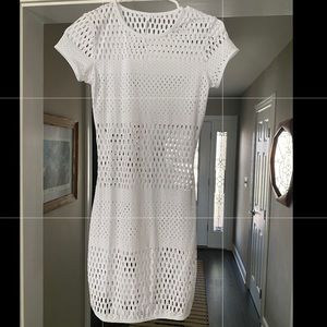 Alo Yoga
Women's White Mesh Haute Summer Dress